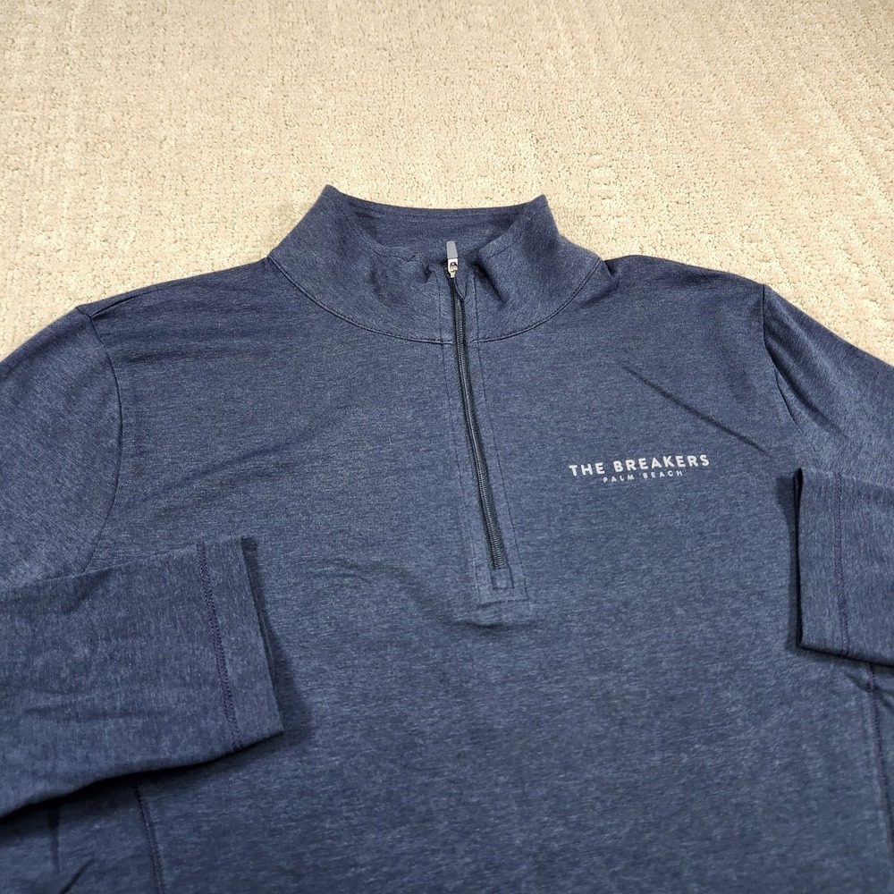 Tasc Sweatshirt Women Medium Bamboo Blend Recess 1/4 Zip The Breakers Golf  NEW
